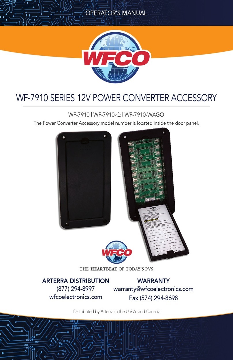 WFCO WF-7910 Series User manual