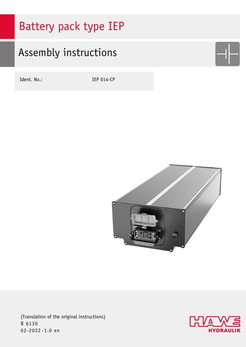 HAWE Hydraulik IEP 014-CP Assembly instructions