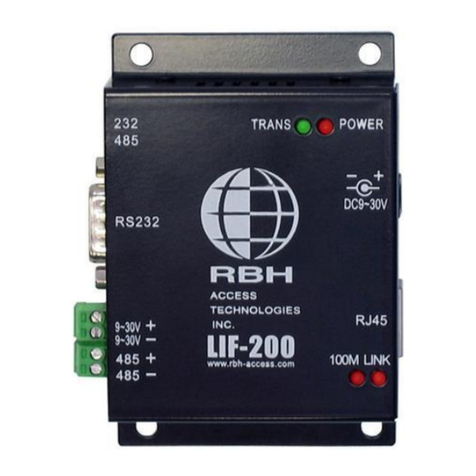 RBH Sound Axiom Lite LIF-200 Technical guide
