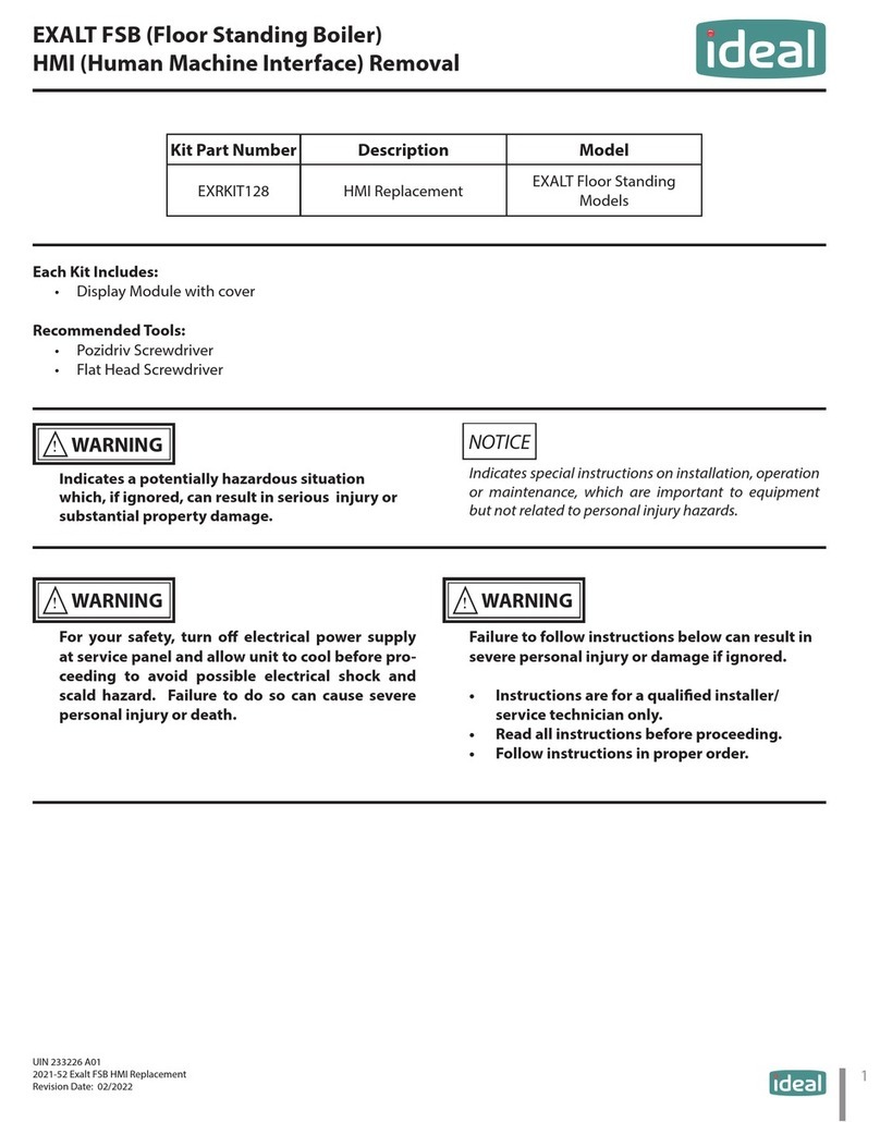IDEAL EXALT FSB User manual