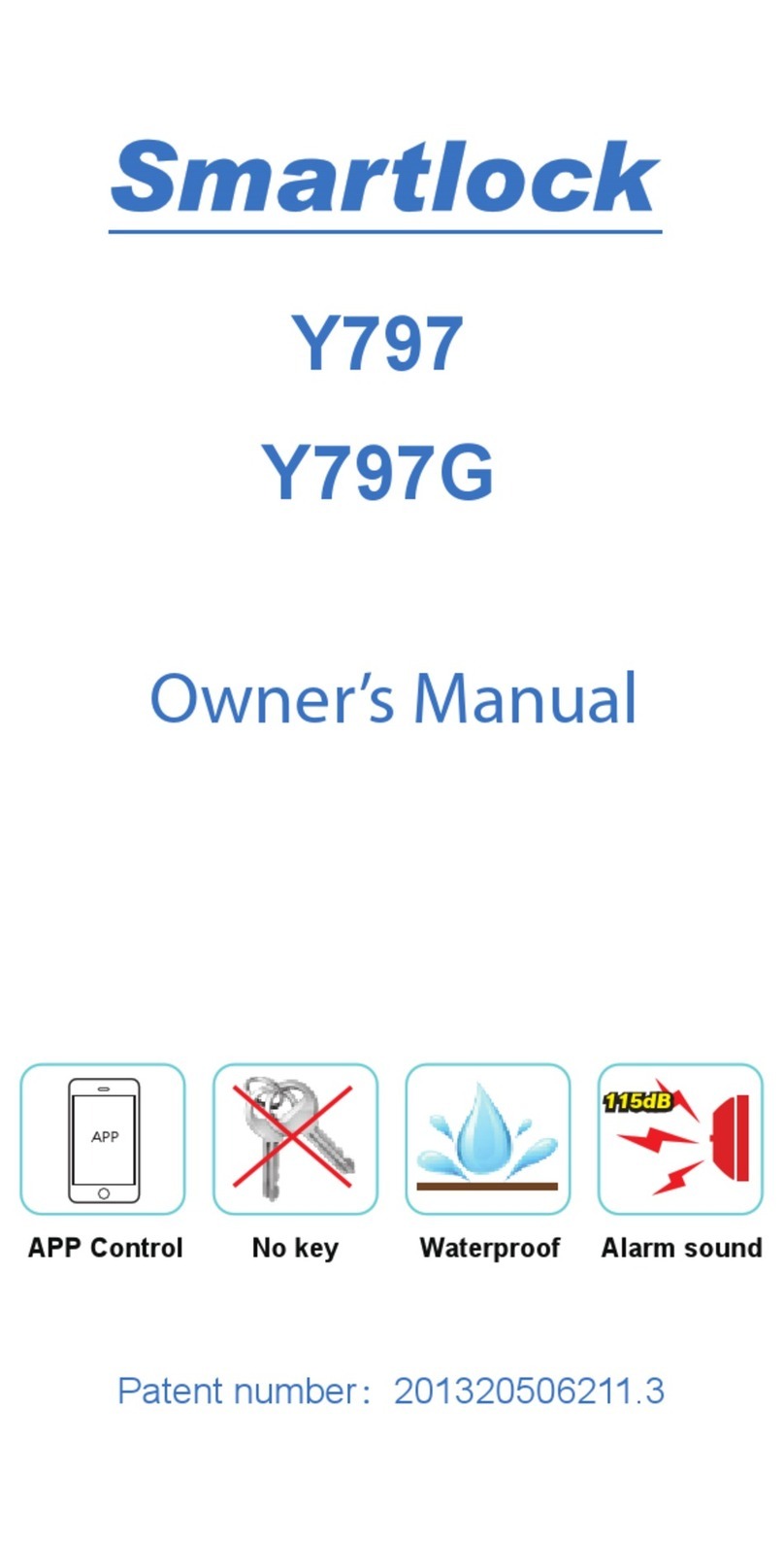 SmartLock Y797 owner's manual