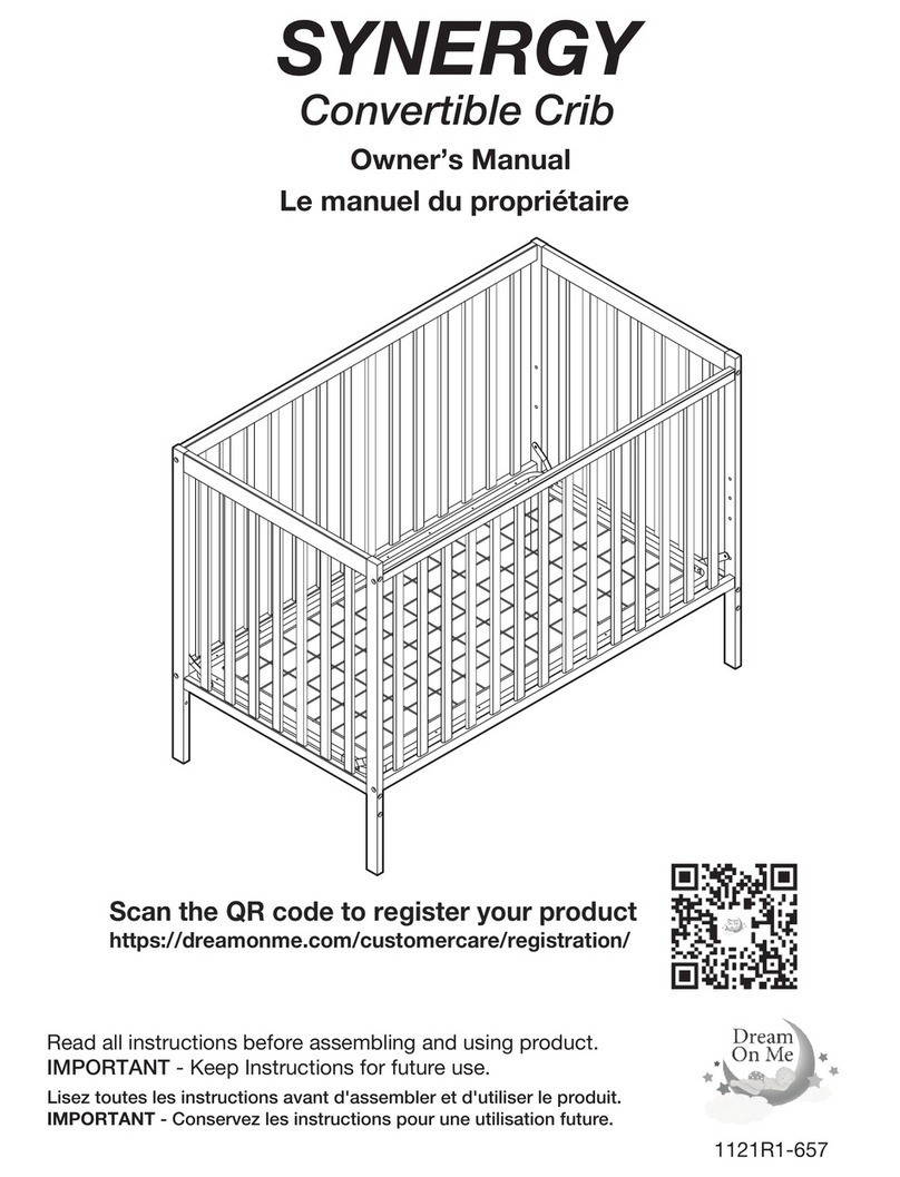 Synergy Convertible Crib owner's manual