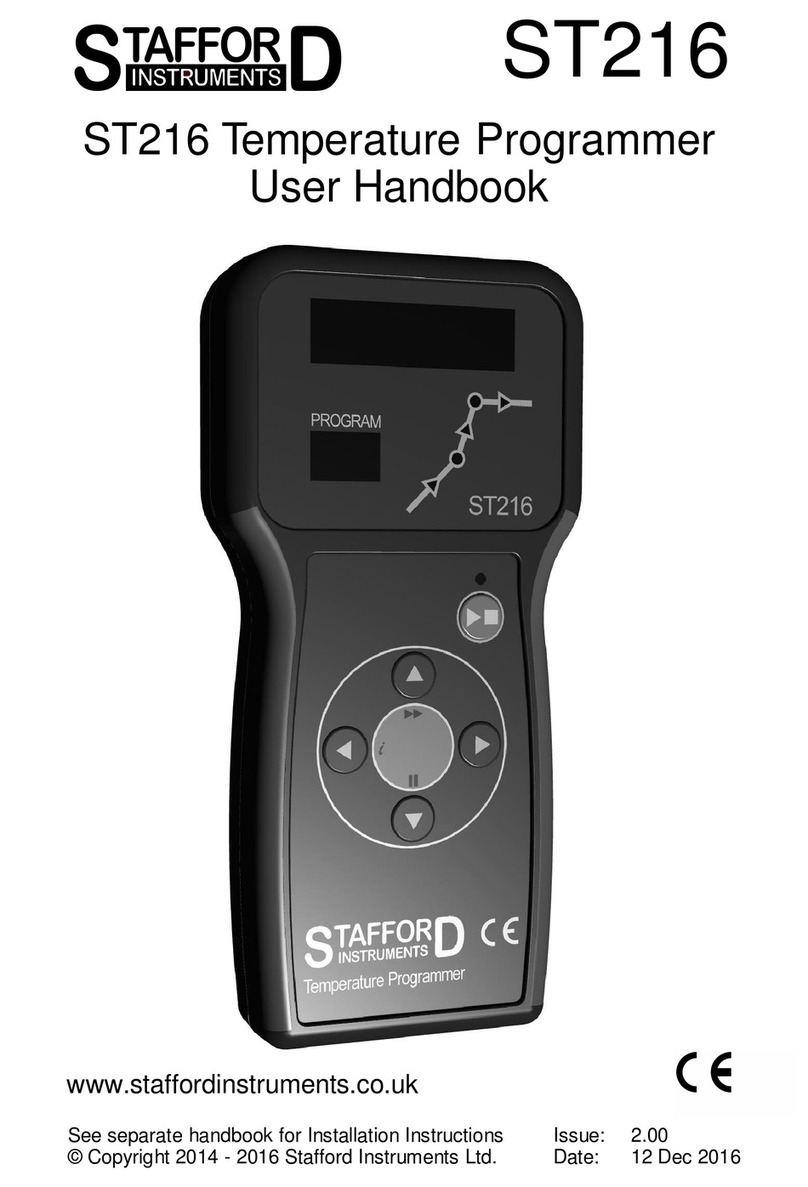 Stafford Instruments ST216 Instruction Manual