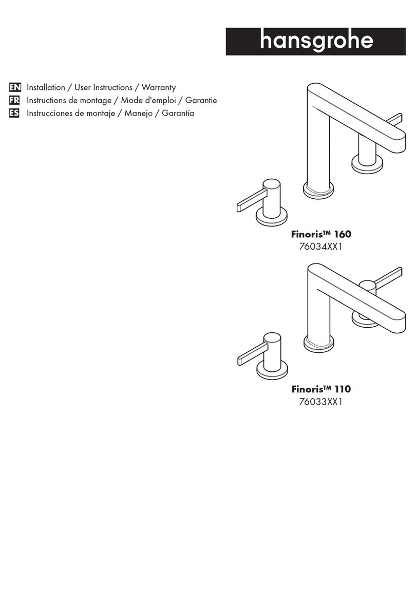 Hans Grohe Finoris 160 Instruction Manual