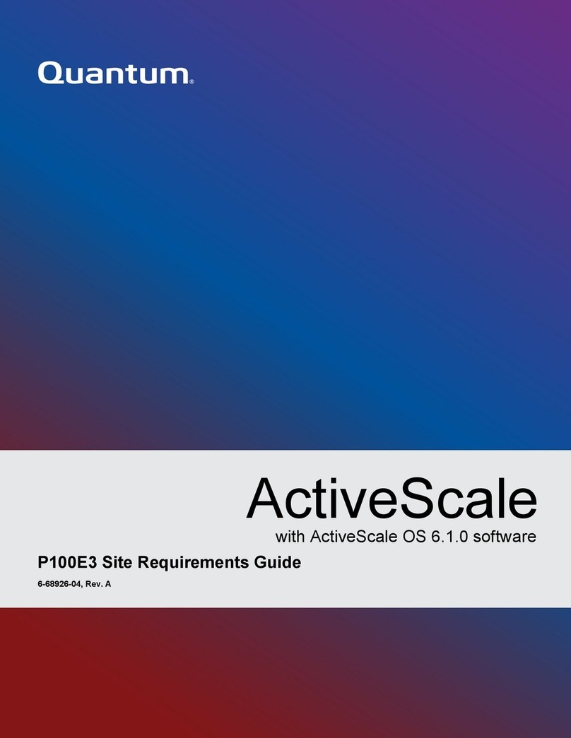 Quantum ActiveScale P100E3 Site preparation and requirements guide