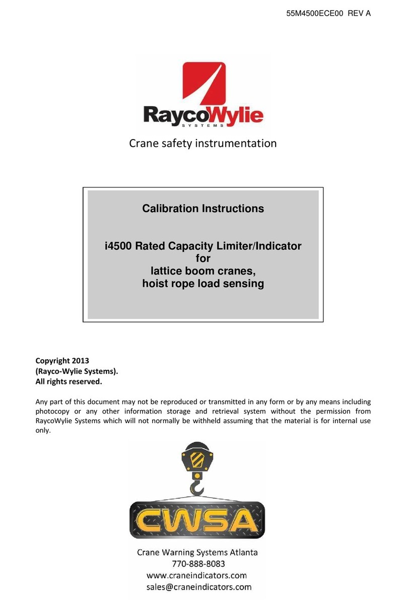 RaycoWylie i4500 Calibration instructions RaycoWylie i4500 Calibration instructions