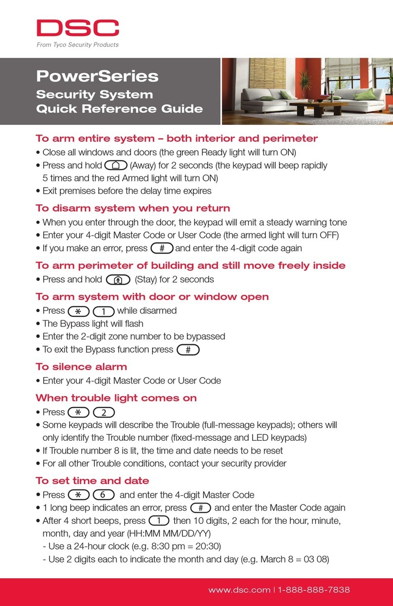 DSC Power Series User manual
