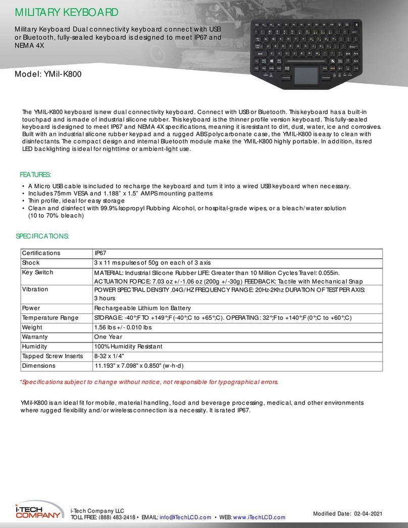 I-Tech YMil-K800 User manual