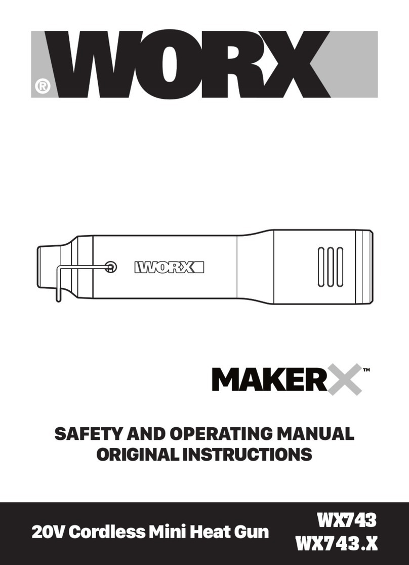 Worx Maker X WX743 User manual