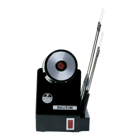 Selecta STERILBIO User manual Selecta STERILBIO User manual