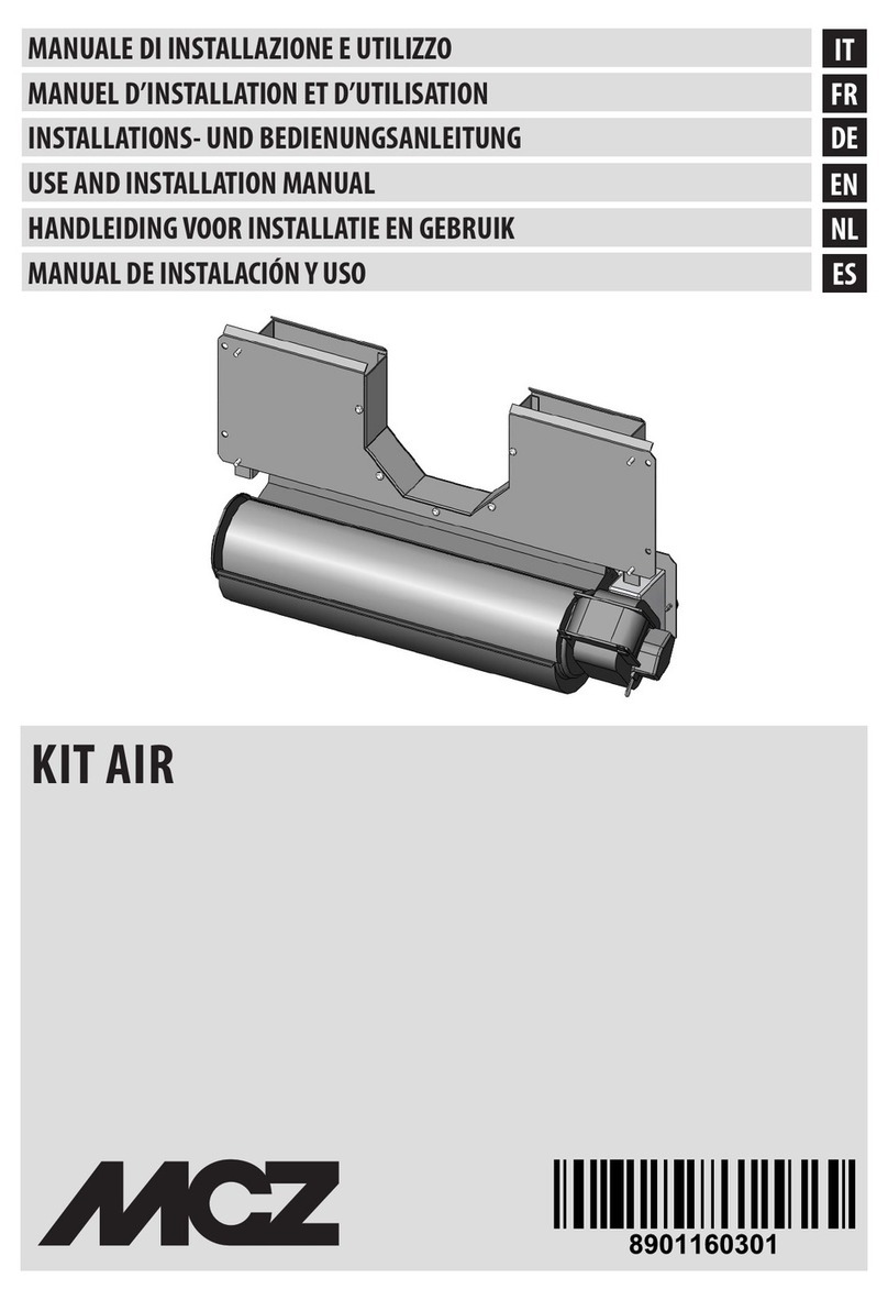 MCZ KIT AIR Use and installation manual MCZ KIT AIR Use and installation manual