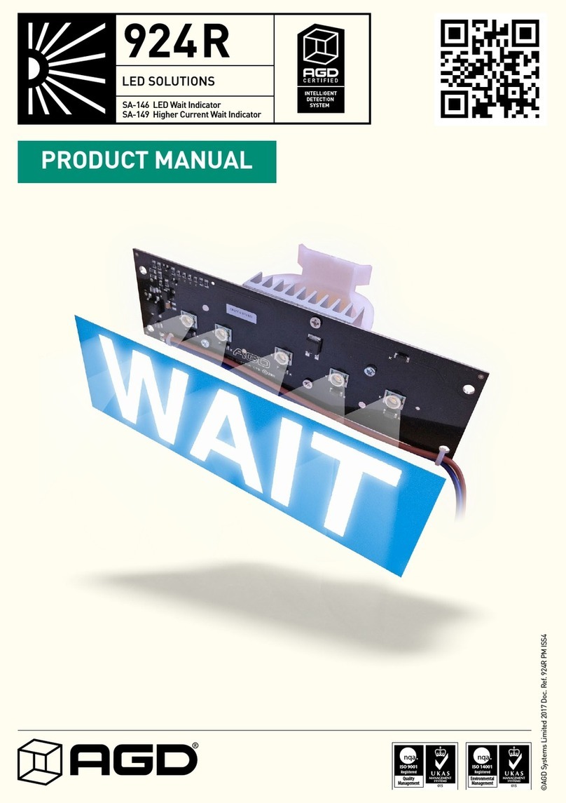 AGD 924R SA-146 product manual
