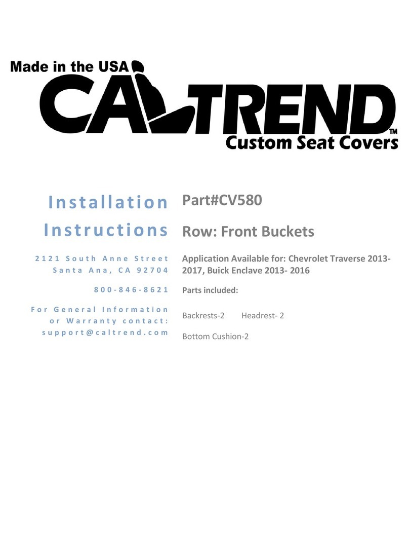 Caltrend CV580 installation instructions