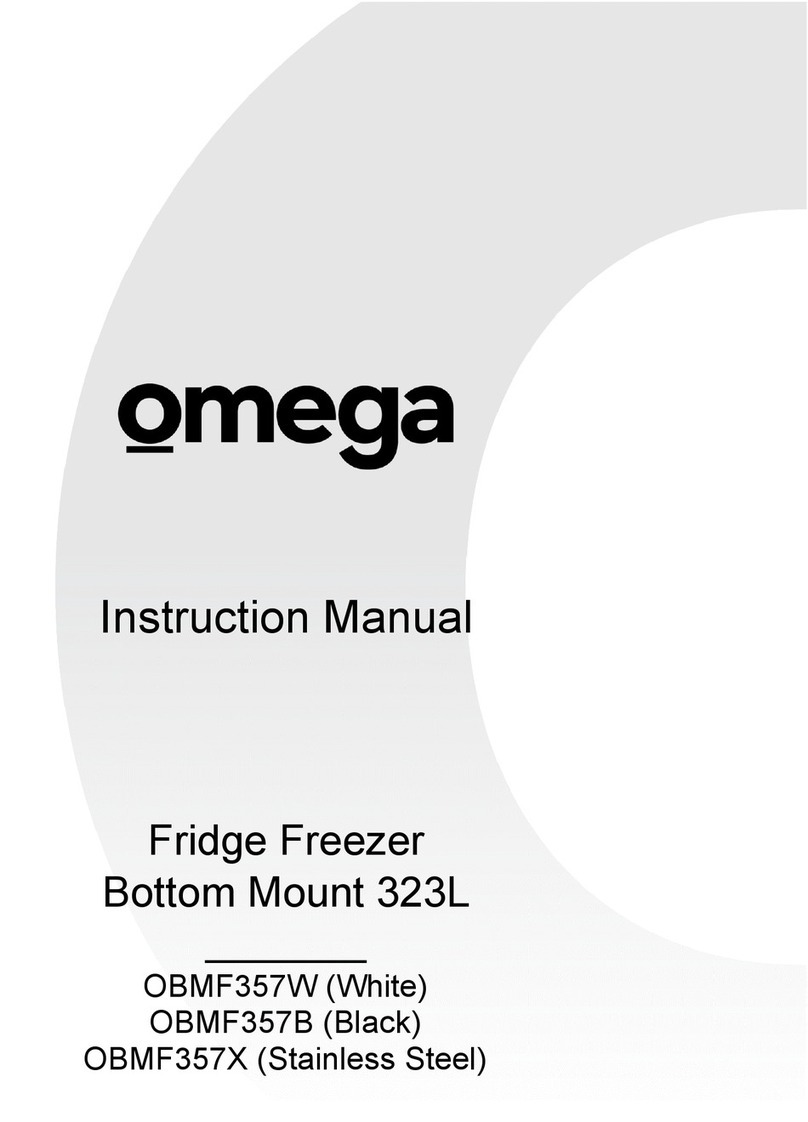 Omega OBMF357W instruction manual