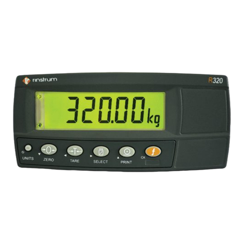 Rinstrum 32 Series Quick start manual