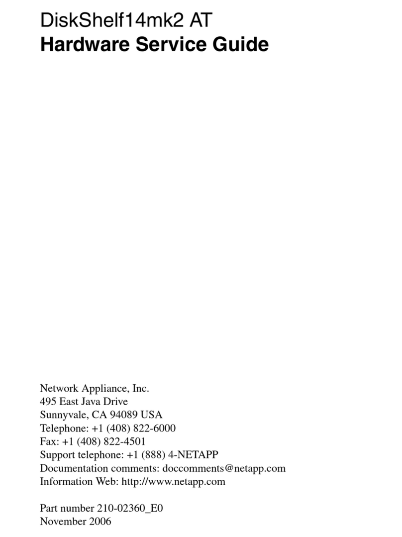 Network Appliance DS14mk2 AT User manual