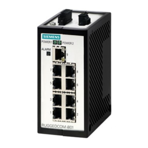 Siemens SIMATIC NET RUGGEDCOM i801 User manual