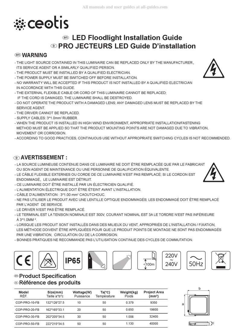 Ceotis COP-PRO-10-FB installation guide