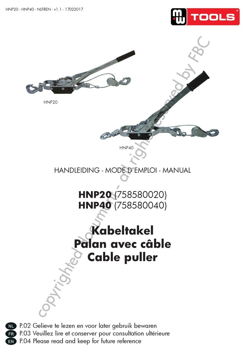 MW TOOLS HNP20 manual