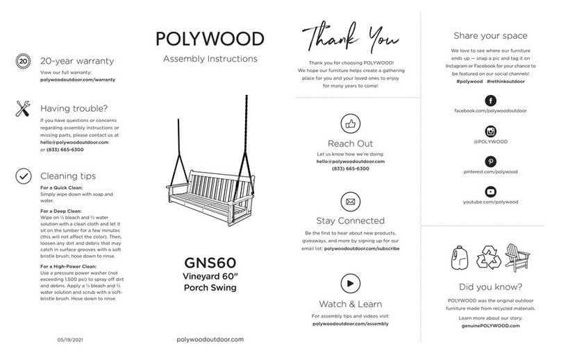 Polywood GNS60 User manual