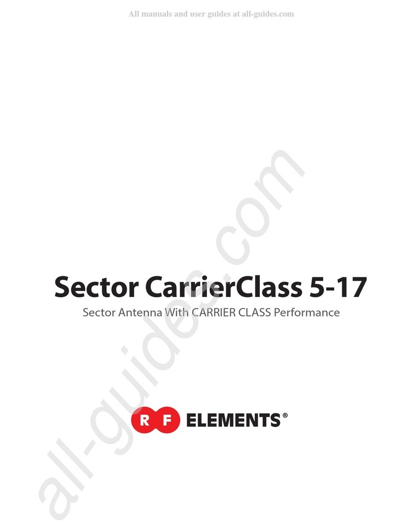 RF Elements Sector CarrierClass 5-17 User manual RF Elements Sector CarrierClass 5-17 User manual