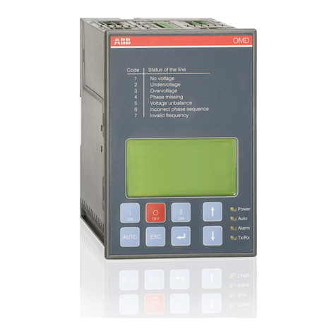 ABB OMD800 Installation and operating instruction
