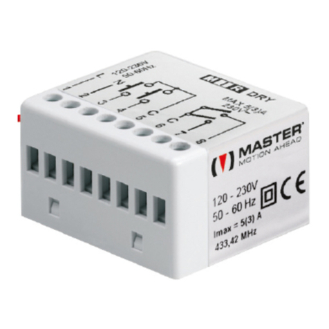 Master MIR DRY User manual