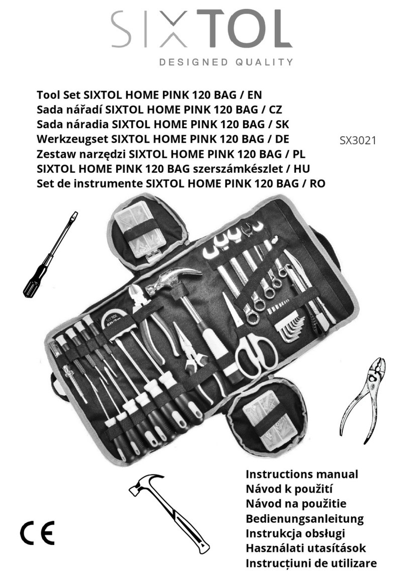 SIXTOL HOME PINK 120 BAG instruction manual