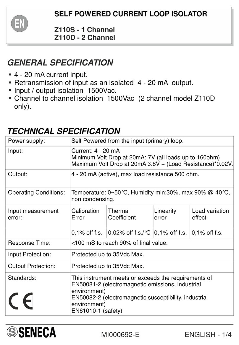 Seneca Z110S quick start guide