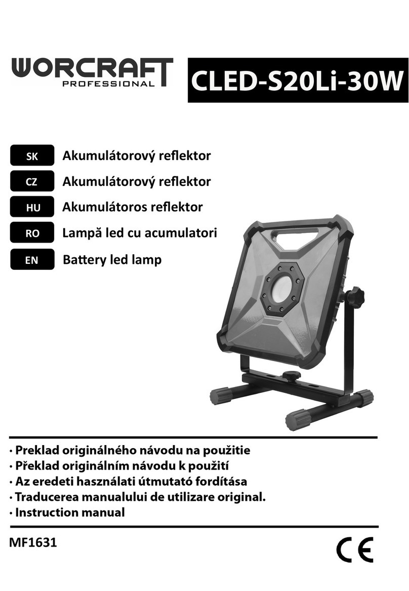 Worcraft CLED-S20Li-30W instruction manual