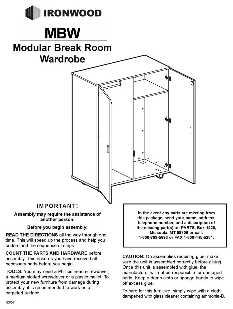 Ironwood MBW User manual