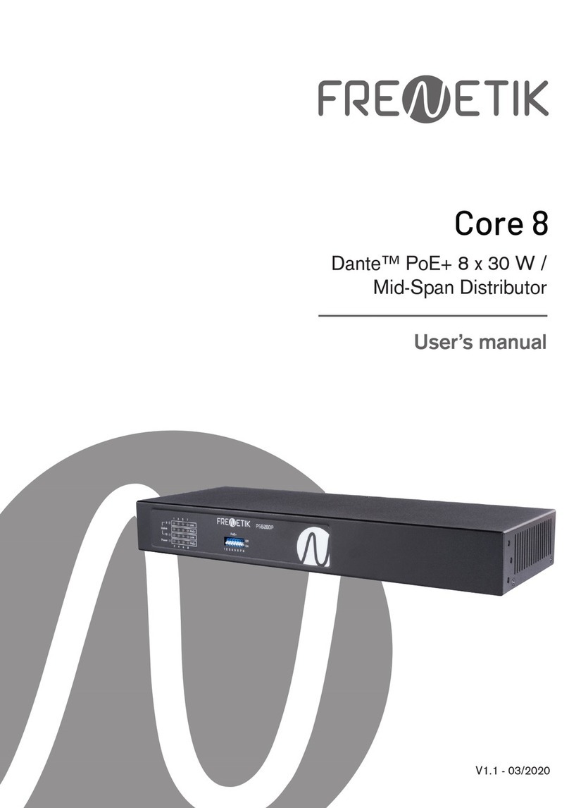 FRENETIK Core 8 user manual