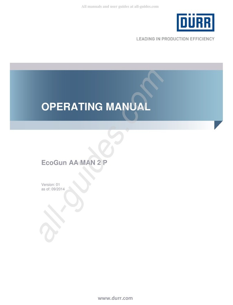 DÖRR EcoGun AA MAN 2 P operating manual