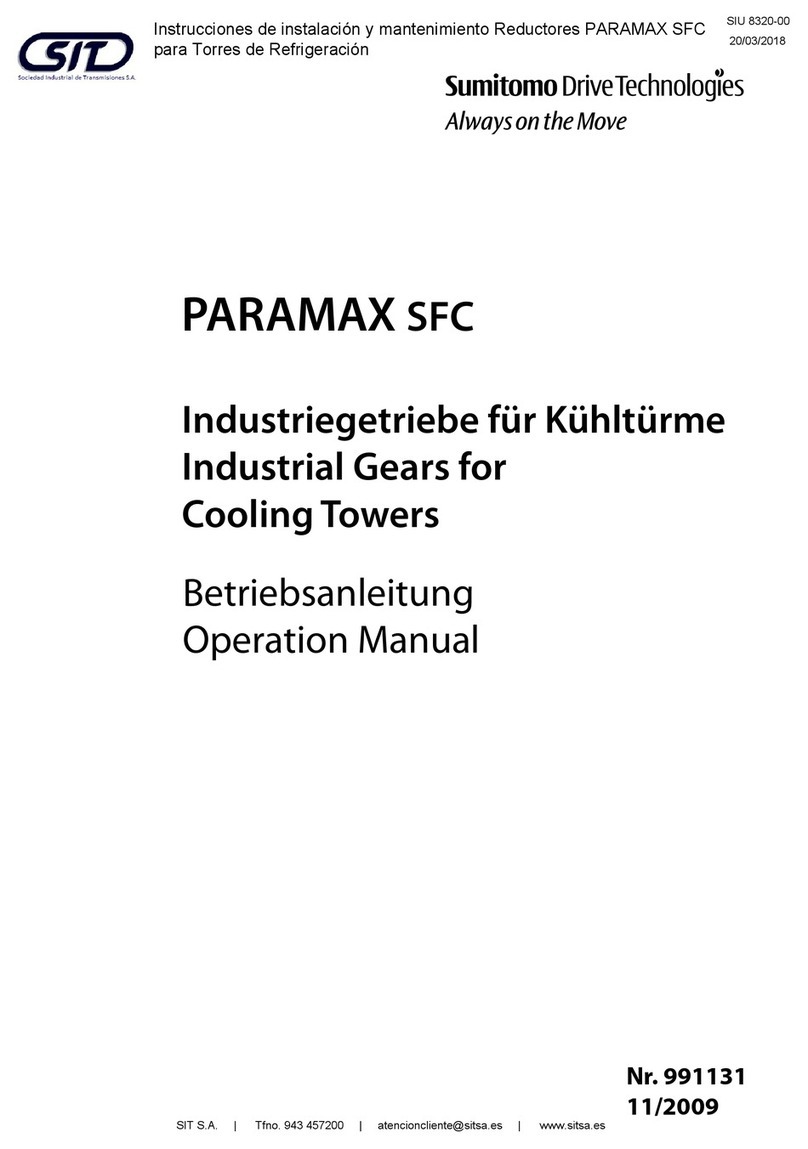 Sumitomo Drive Technologies PARAMAX SFC operating manual