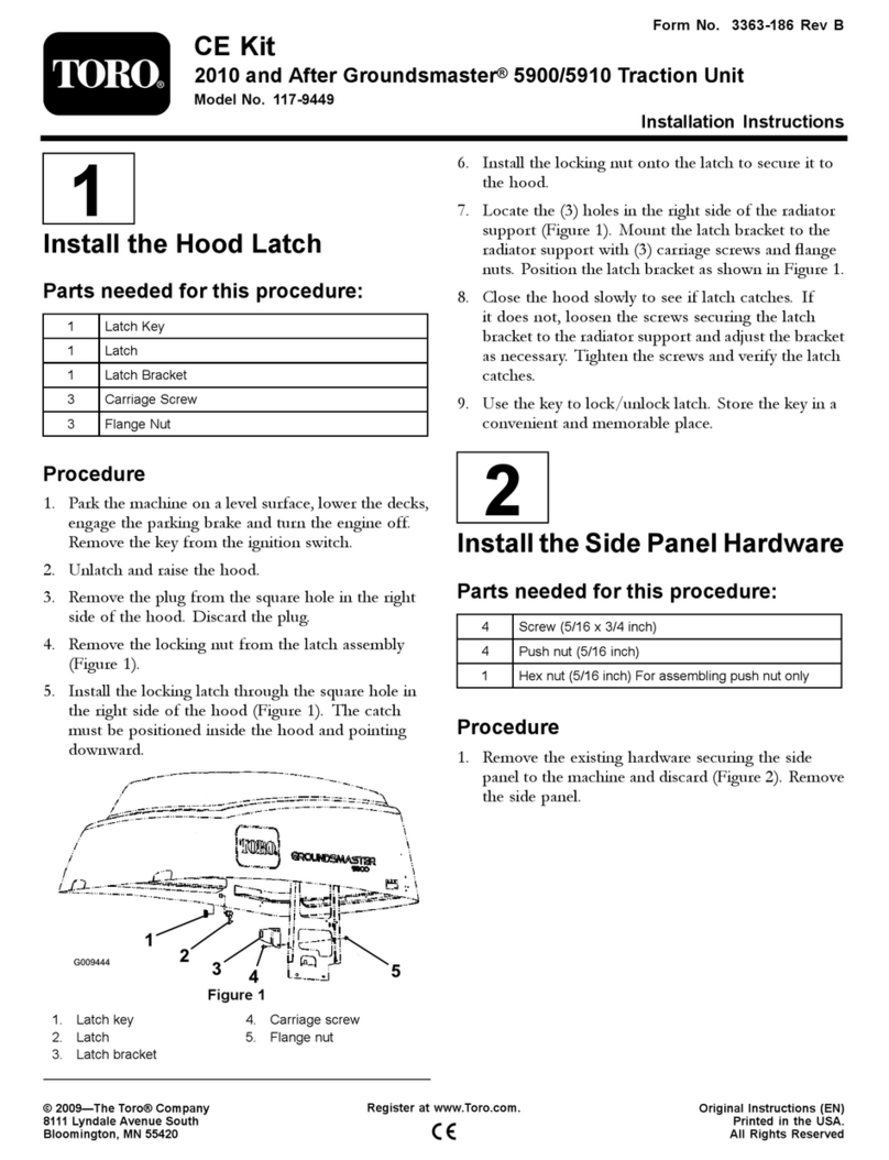 Toro 117-9449 User manual