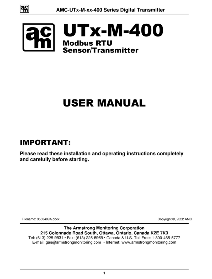 AMC AMC-UT M-400 Series User manual
