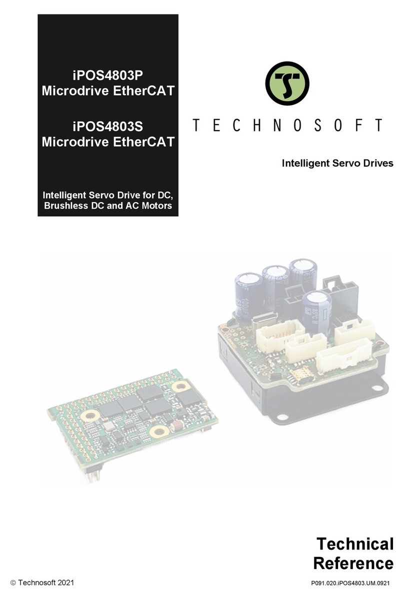 Technosoft iPOS4803P Use and care manual