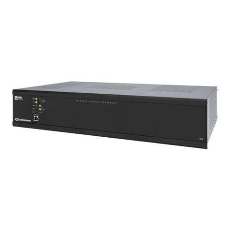 Crestron 4-Series AV4 User manual Crestron 4-Series AV4 User manual