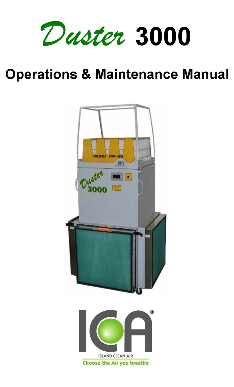 ICA Duster 3000 Operation & maintenance manual