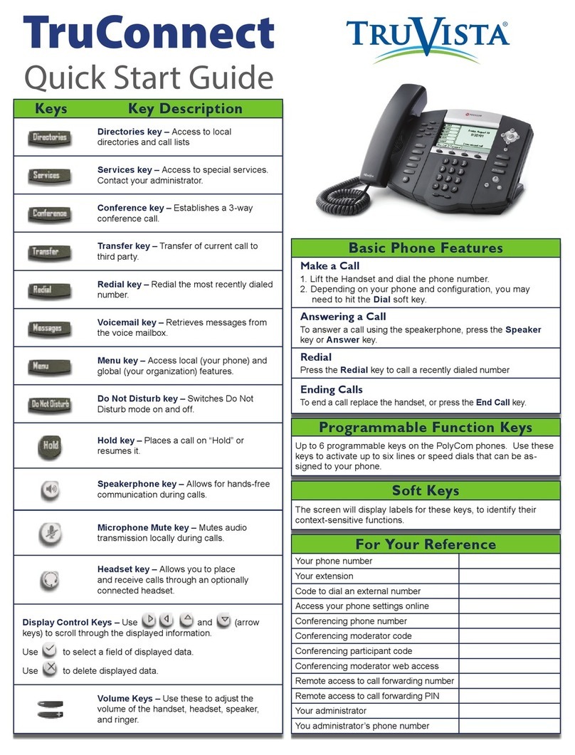 TRUVISTA TruConnect quick start guide