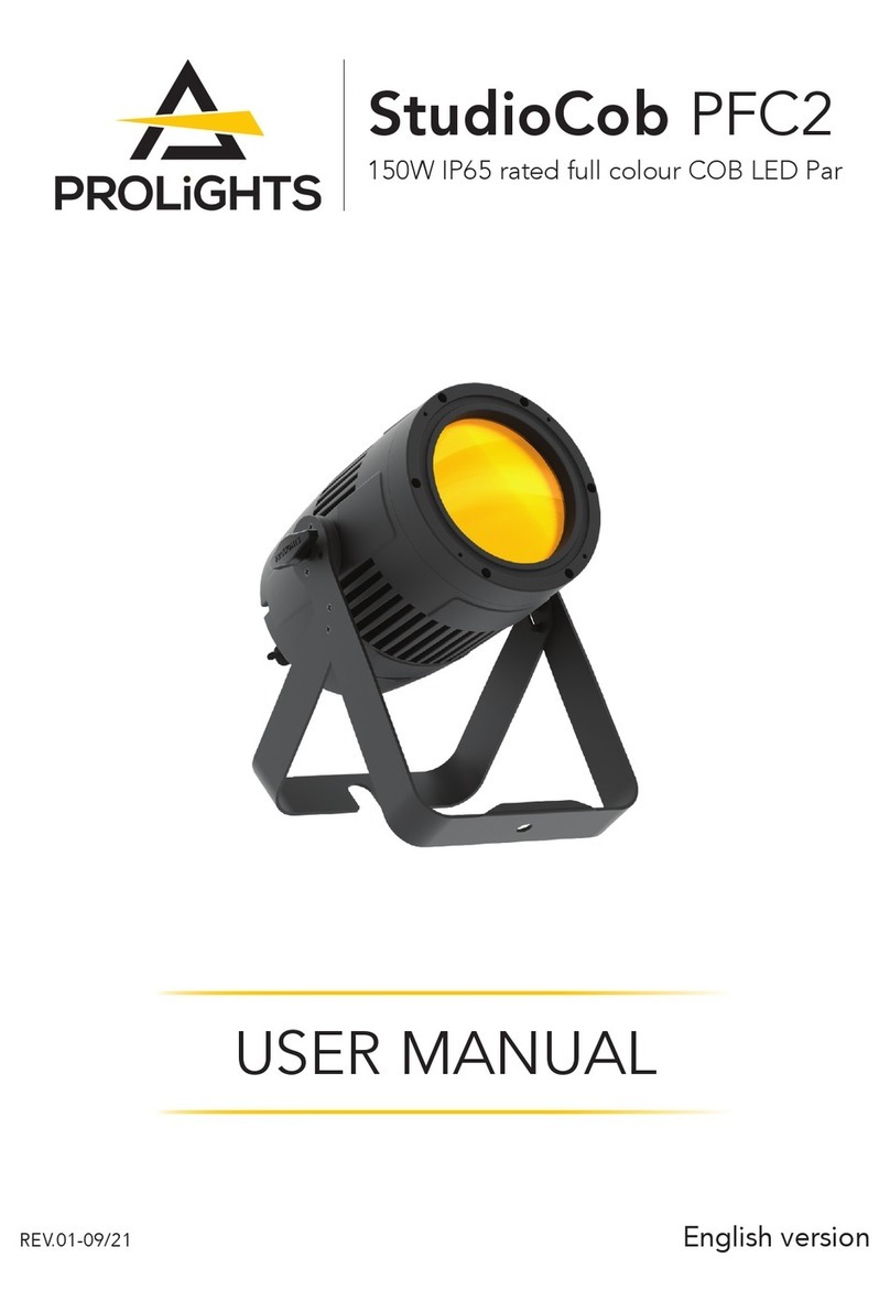 ProLights StudioCob PFC2 user manual