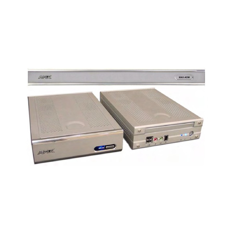 AMX MAX-AVM User manual