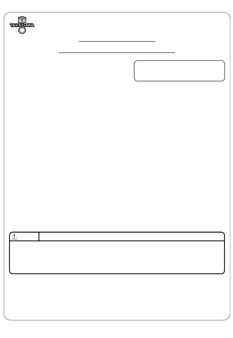 Takegawa 09-12-1010 User manual