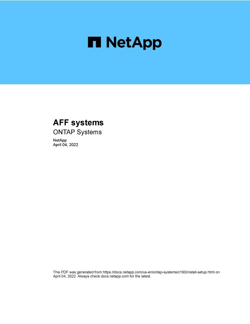 NetApp AFF User manual
