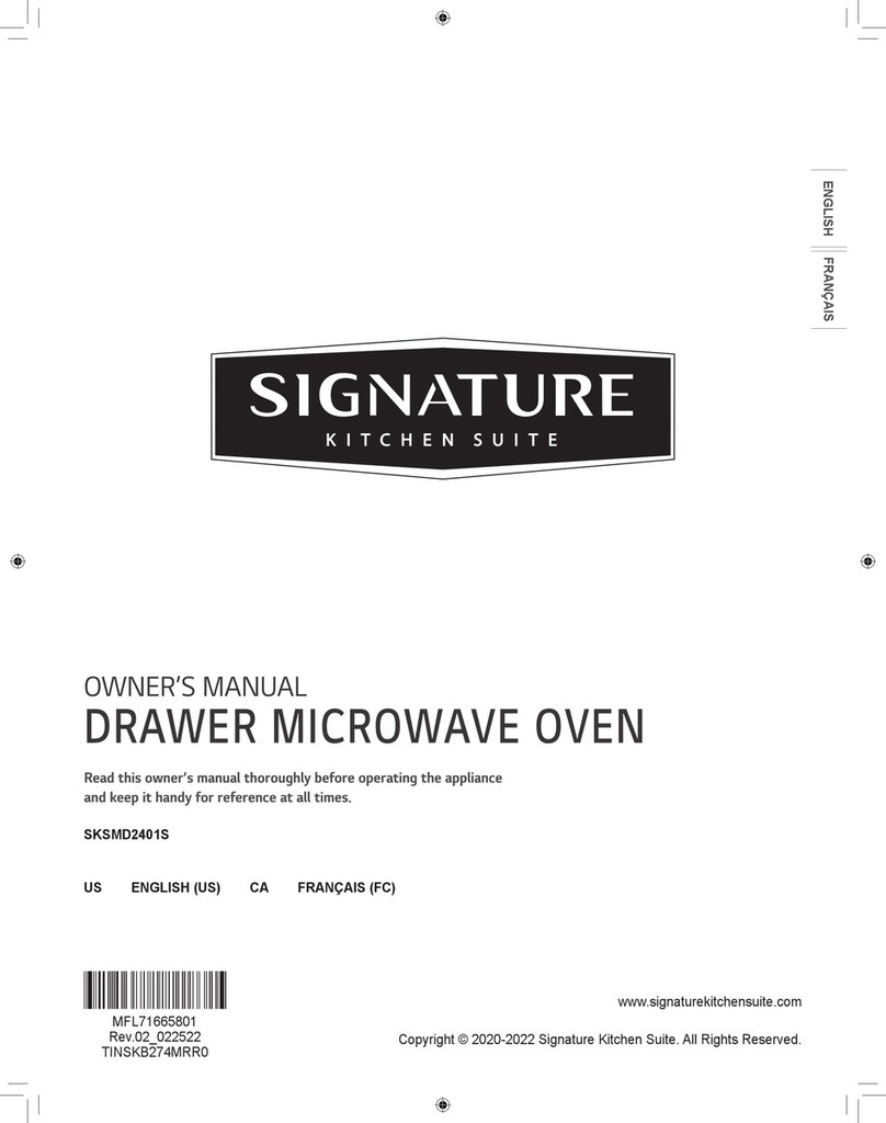 Signature Kitchen Suite SKSMD2401S owner's manual Signature Kitchen Suite SKSMD2401S owner's manual