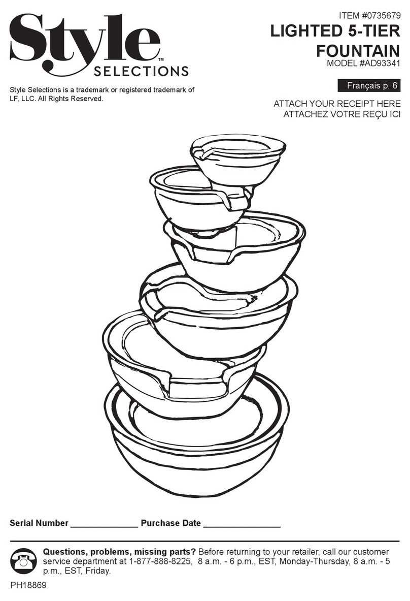 Style selections AD93341 Assembly instruction
