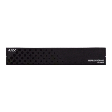 AMX LiveMedia IS-PLAYER-200LM User manual
