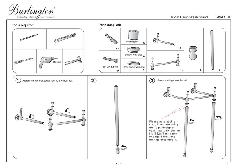 Burlington T49A CHR User manual