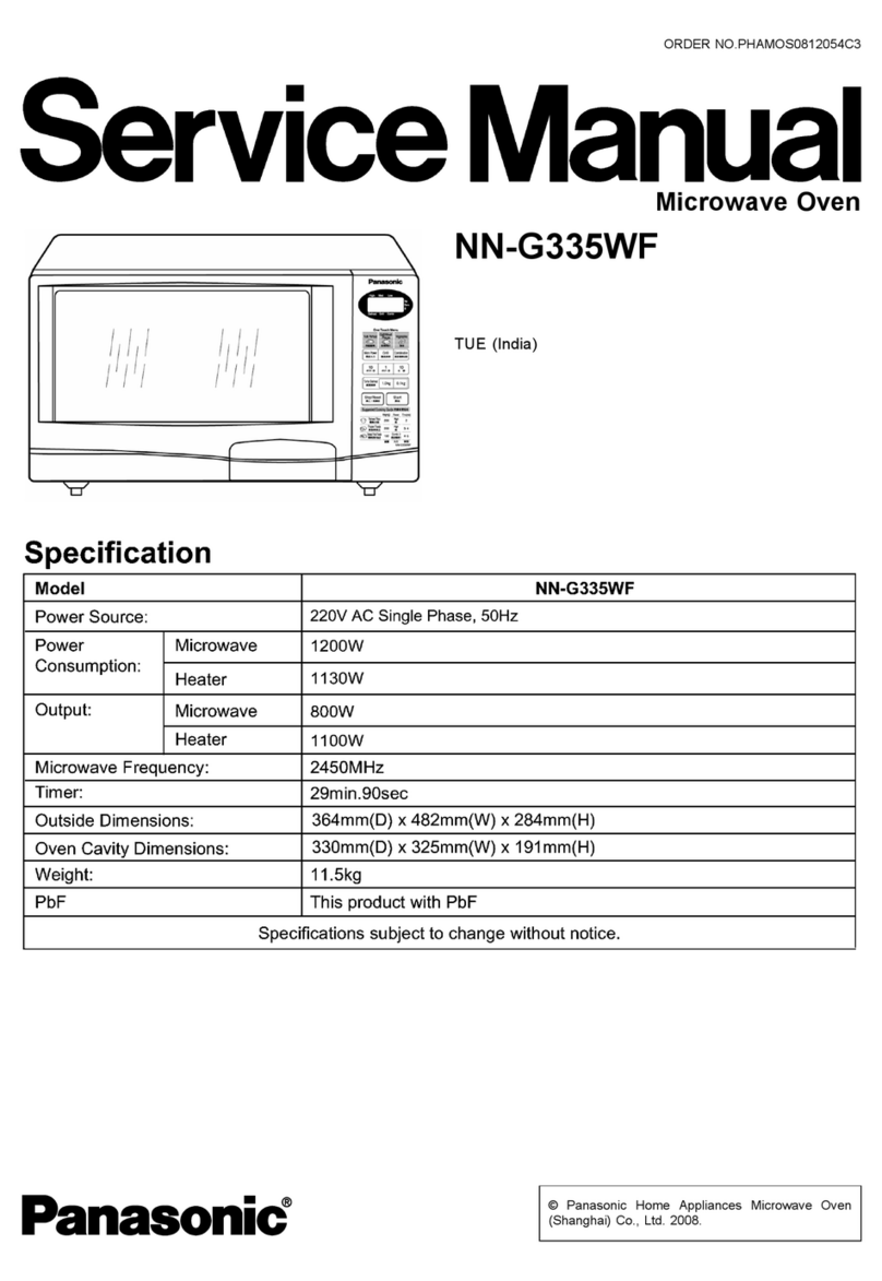 Panasonic NN-G335WF User manual