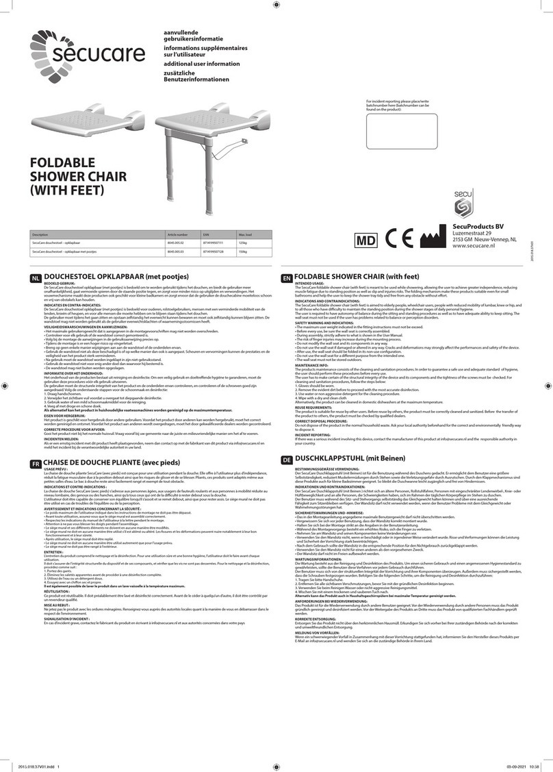 SecuCare 8045.005.02 User information SecuCare 8045.005.02 User information